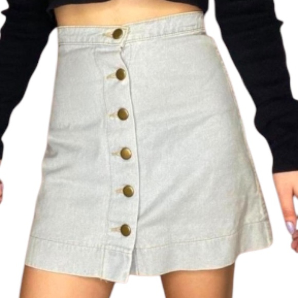 VINTAGE AMERICAN APPAREL Denim Skirt